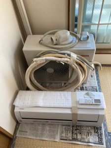 千葉の家庭用エアコンの取付け取り外しは弊社千葉・東京エアコン取付けセンターにお任せください。2月9 日は取外しの施工実績です。
